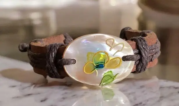 Boho leather bracelet Brown