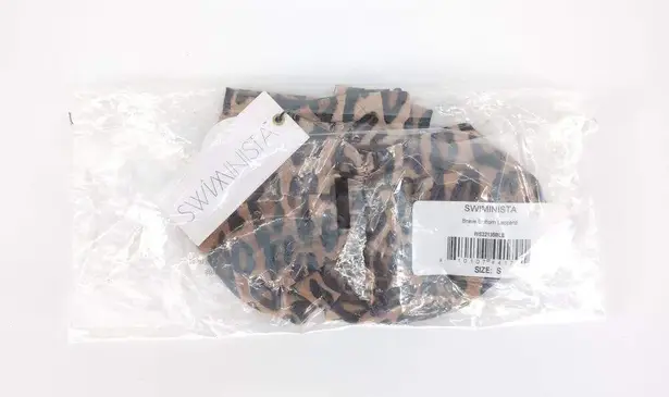 Swiminista Brave Bottom Leopard Print Bikini Bottoms Swimwear