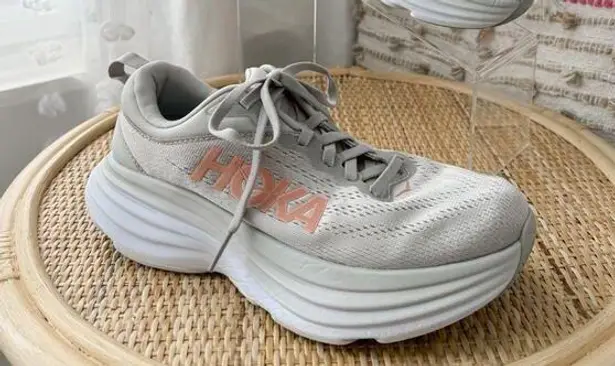 Hoka One One Bondi 8 Harbor Mist Lunar Rock Road