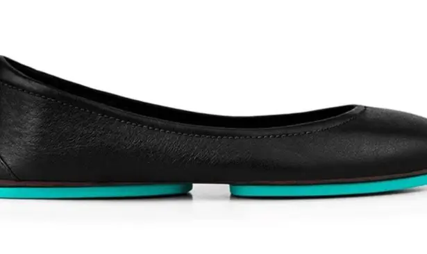 Tieks Classic MATTE BLACK Leather Round Toe Ballet flats size 6 GUC