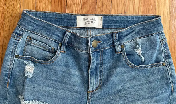 Rachel Roy RACHEL Girlfriend Distressed Cuffed Jeans, size 26”