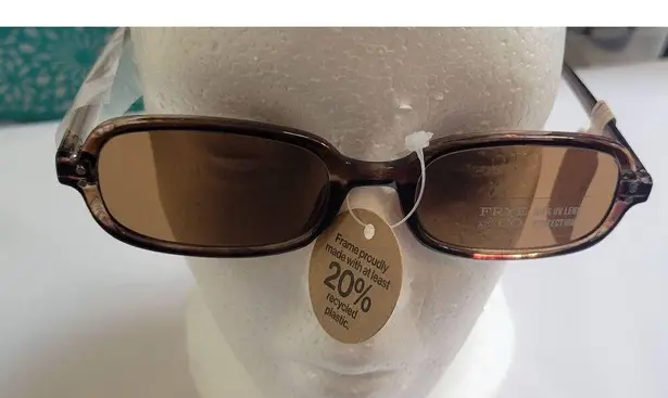 Frye NWT  and Co. Women's Brown Rectangle Sunglasses