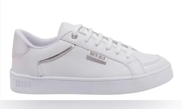 Santa Lolla Floater Lux White Sneakers,Tennis Shoes,Women's Size US 7 Silver