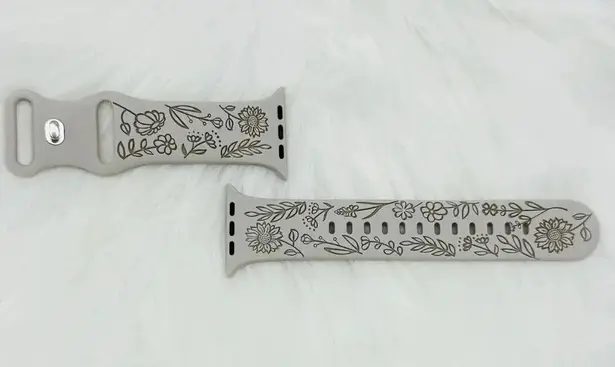 Floral Design Apple Watch Bands 42mm 44mm 45mm 49mm Bundle 1