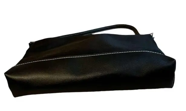 ROBERTA DI CAMERINO Mini Black Tote Nylon Italy Single Strap Zip Closure