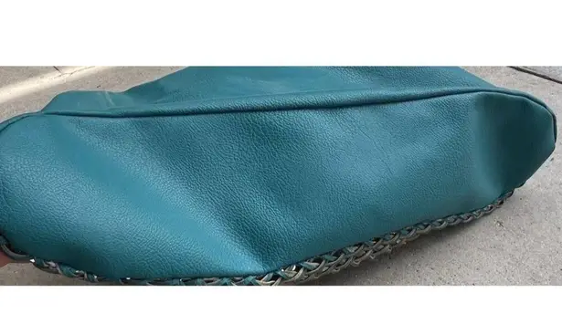 Vintage Style & Co. Sling Woven Blue Large Shoulder Bag Tote Women’s Purse