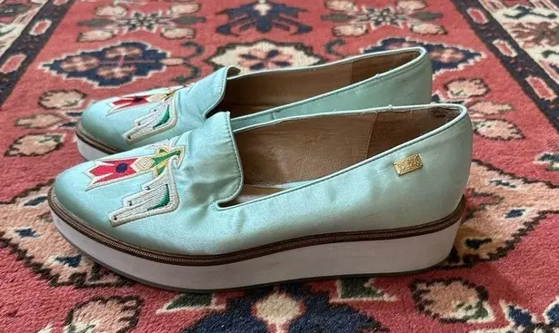 Australia Luxe Collective Embroidered Aztec Bird Slip