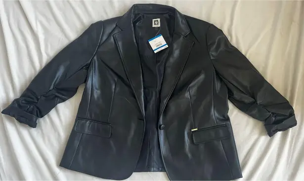 Anne Klein Anna Klein Women Leather Jacket 