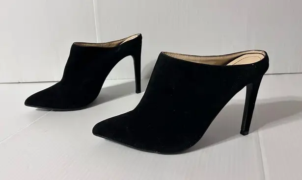 Anne Michelle Black Stiletto Mules shoe size 7.5