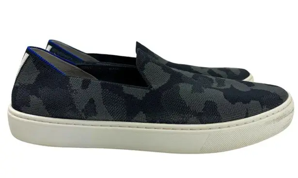 Rothy's The Sneaker Gray Camo Slip On Round Toe Flats Shoes Womens Size 10.5