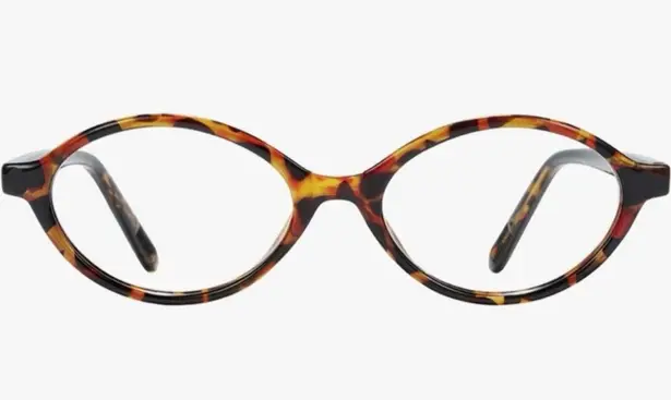 Miu sunglasses, Oval Glasses Frame Bluelight Glasses Brown