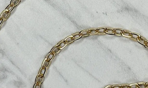 Gold Tone Chain Link Purse Handbag Replacement Strap ✨