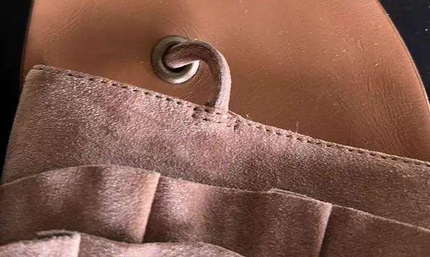 Paul Green Tiered Suede Flip Flops