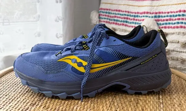 Saucony Excursion TR16 Pool Sulfur Trail Running Sneakers Women’s Size 11