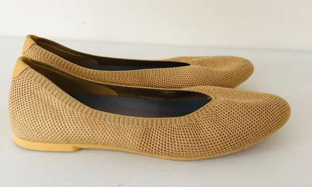 Allbirds Women's Tree Breezer Point in Forage Tan Ballet Flats Women's Size 11