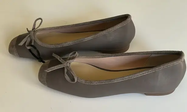 C.Paravano Women's Pump Square Toe Low Block Heels, Grey, Size 39/8