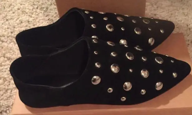 Urban Outfitters Studded Suede Shoes