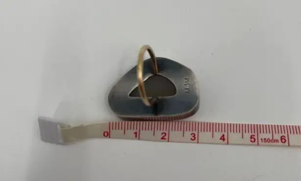 MELISSA JOY MANNING Ring Druzy Light Purple Silver & Gold One of a Kind Rare