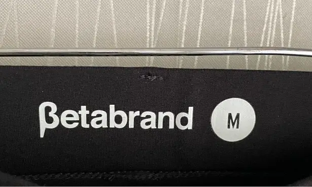 Betabrand Women's M Black Bootcut Dress Pant Yoga Pants Mid-rise Stretch