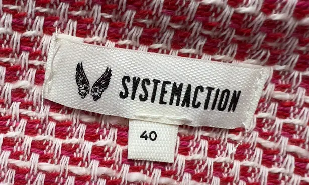 SYSTEMACTION Short Tweed Blazer