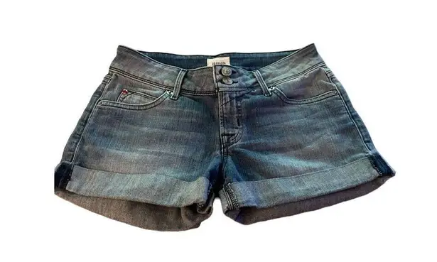 Hudson Jeans Hudson Croxley Mid Thigh Shorts Denim Size 25