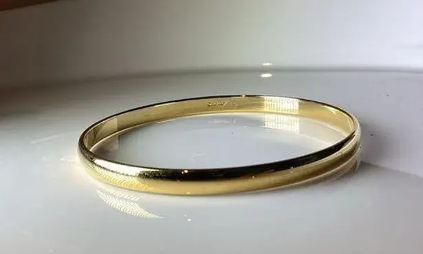Monet Gold Tone Bangle Bracelet