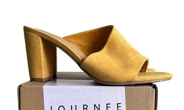 Journee Collection Allea Backless Pump Women's Size 9 Wide #B1500