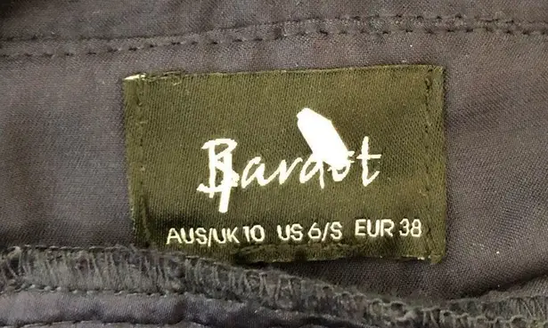 Bardot French Navy Lace Strappy Back Knee Length Dress size 6/Small