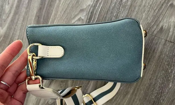 Stylish Blue and Cream Women's Bag