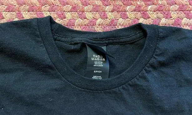 BIBLE STUDY CHEEKY PH BLACK CROP TEE HALLOWEEN COSTUME COSPLAY