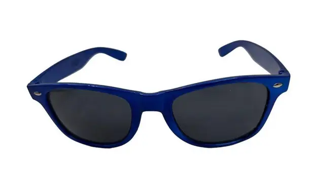 Retro Style Blue Sunglasses With Black Lenses For Adults A530