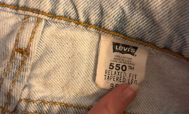 Levi's Vintage 550 Light Wash Jeans