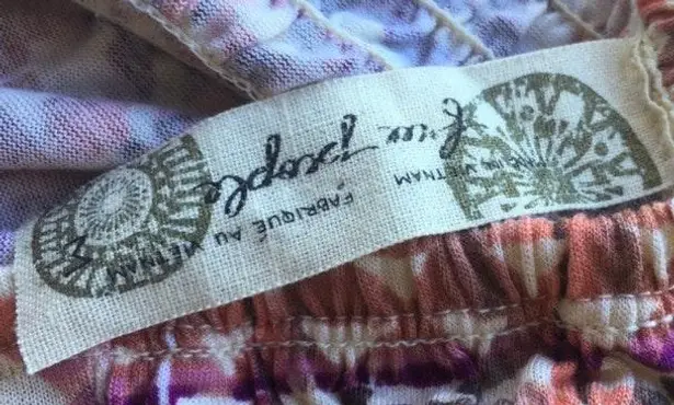 Free People Boho Printed Halter Top Medium