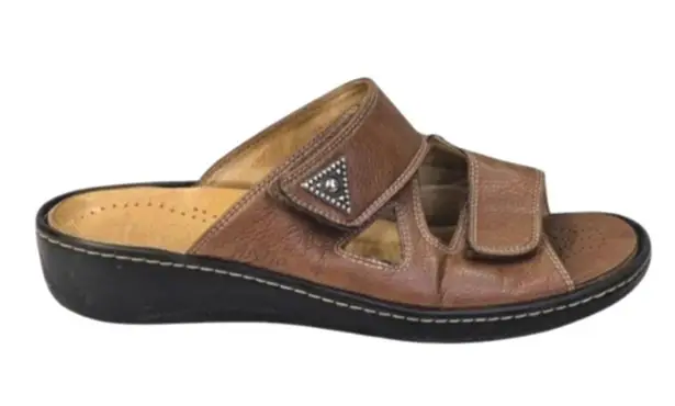 Fidelio Hallux Fabia Slide Sandals GUC Size $189 42 US 11 S3352 Brown