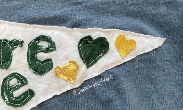 Notre Dame pennant shirt Blue