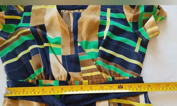 The Webster Miami Dress Womens Size Medium Stretch Waist Knee Length Tie Lined