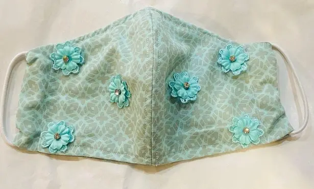 Handmade 😷 Floral Face Mask w/pocket