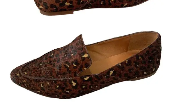 Madewell  | Frances Skimmer calf hair animal print flats