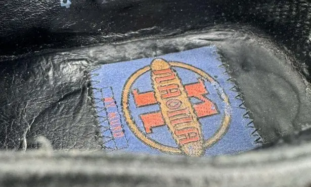 NANA Vintage Late 80s Early 90s Black Leather Single Buckle Shoes Size UK 4 US 6