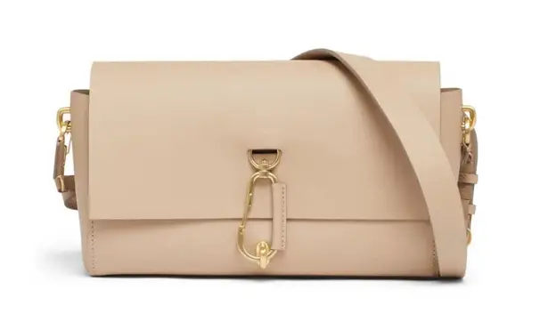 Zac Posen NWT Handbags Tan Belay Baguette Bag, Irish Cream New w/Tag Retail $395
