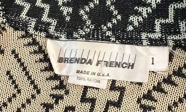 Brenda French vintage 2piece knit button down top and maxi skirt set