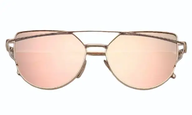 Woman’s Mirror Sunglasses Pink