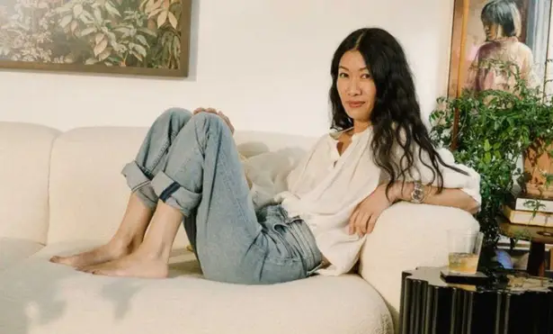 💕DOEN💕 Doen x Dronme Denim Dronme Jeans ~ Kims Wash Blue 32 NWT