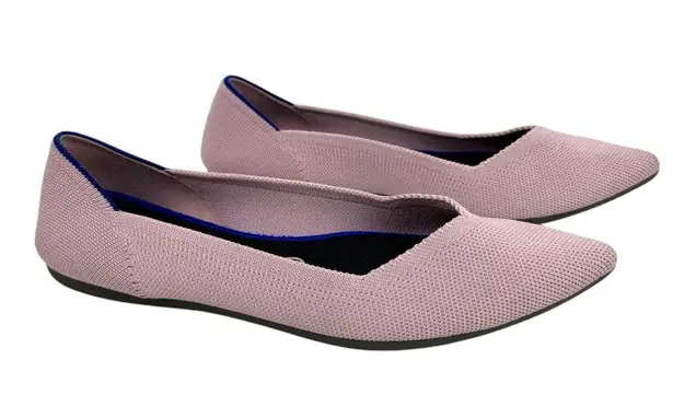 Rothy's The Point Petal Pink Flats Ballet Shoes Women's Casual Size 8.5 Retired