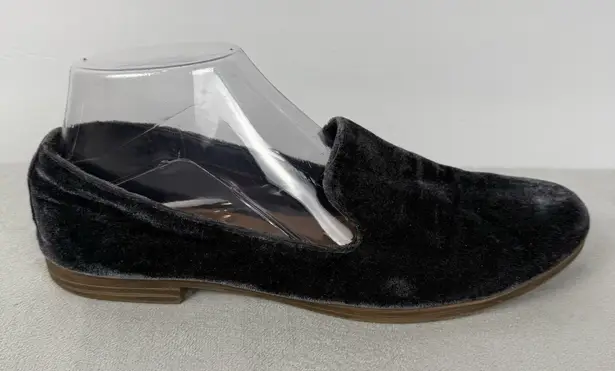 DV by Dolce Vita Womens 8 Purple Gray Slip On Velvet Loafers 096007318 Casual