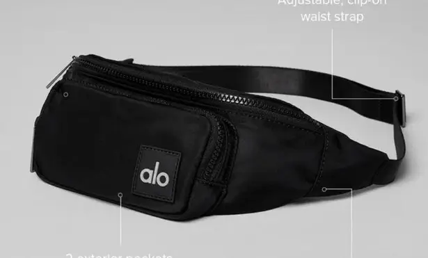 Alo Yoga Explorer Fanny Pack Black