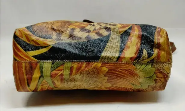 Salvatore Ferragamo  Black Jungle Print Shoulder Bag