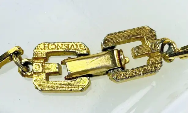 Givenchy Couture Gold Abstract Logo Necklace