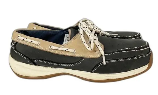 Rockport Works Women’s Sailing Club Slip Resistant Steel Toe Work Shoes Size 8 Blue