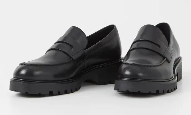 Vagabond Shoemakers Kenova Black Leather Loafers size 39